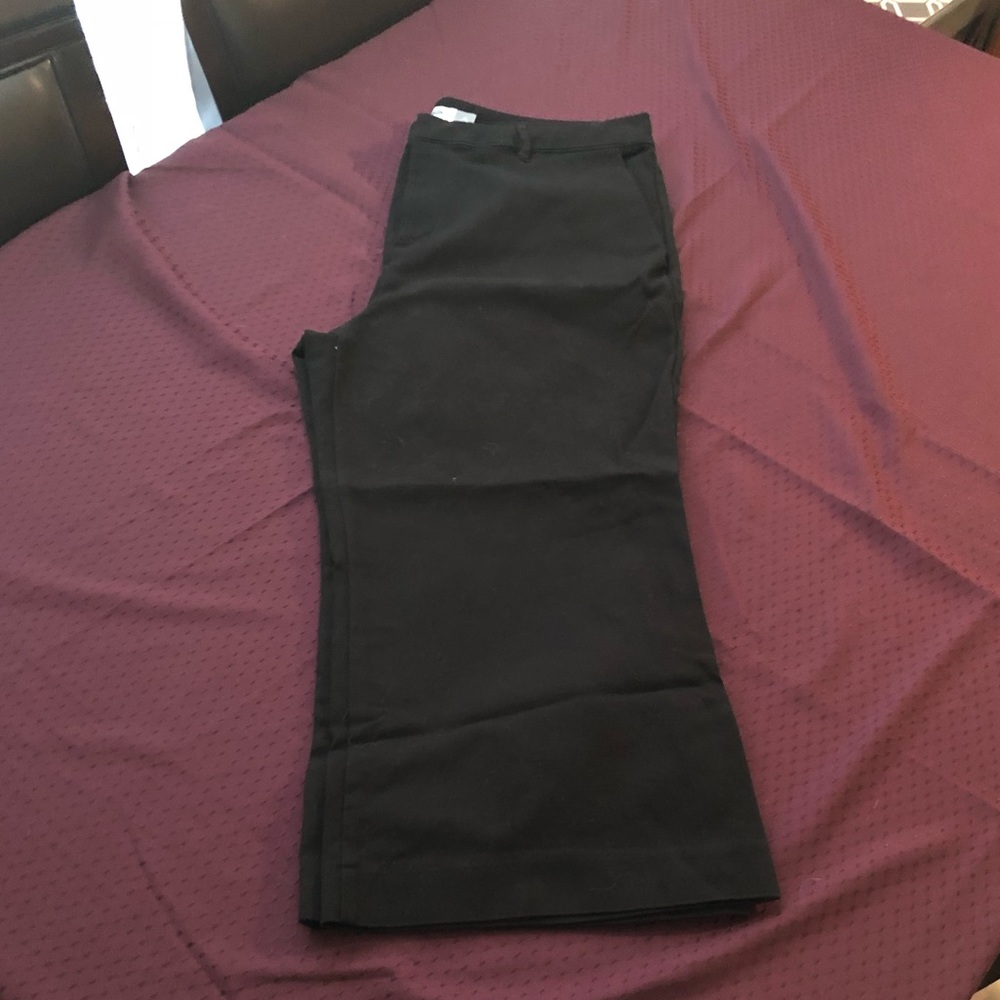 Cropped wide leg pants